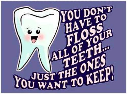Yes, flossing is an important part of your oral hygiene routine!