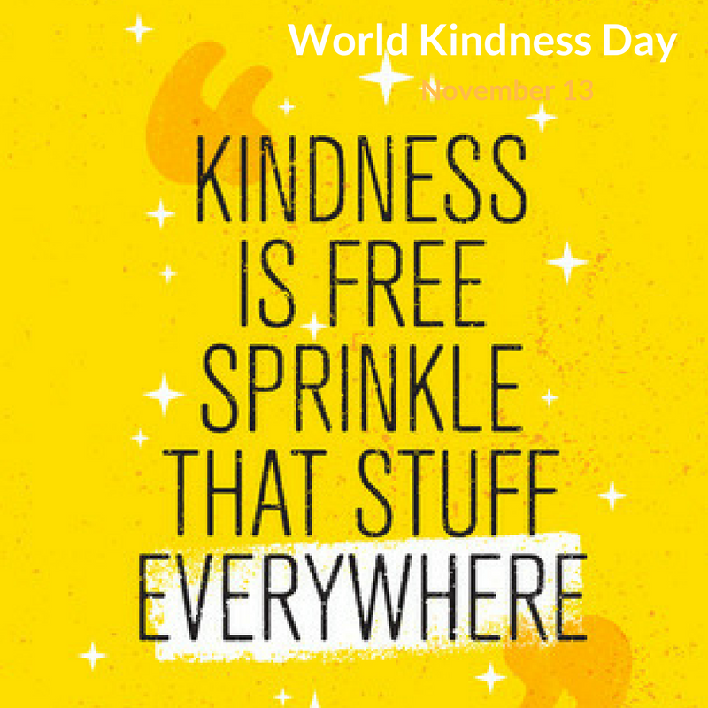 World Kindness Day is November 13