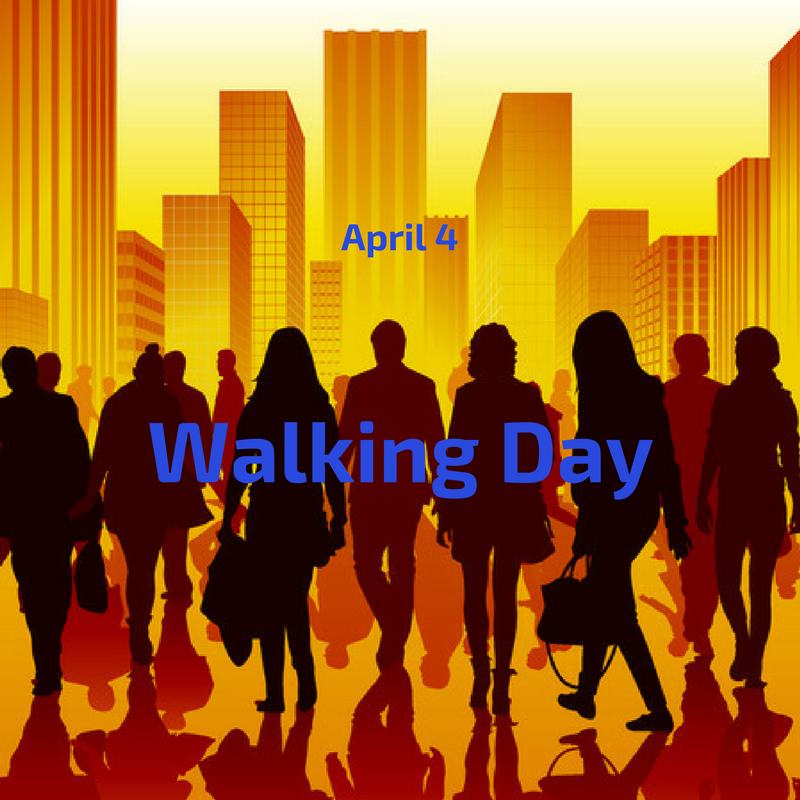April 4 is Walking Day!