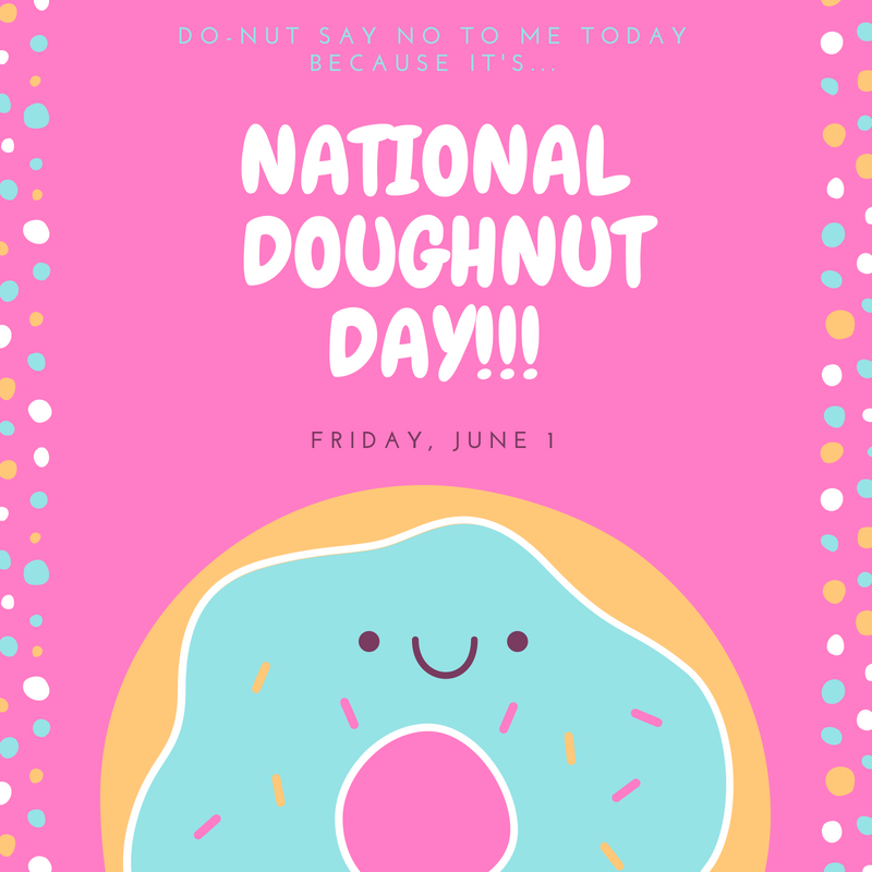 National Doughnut Day is June 1