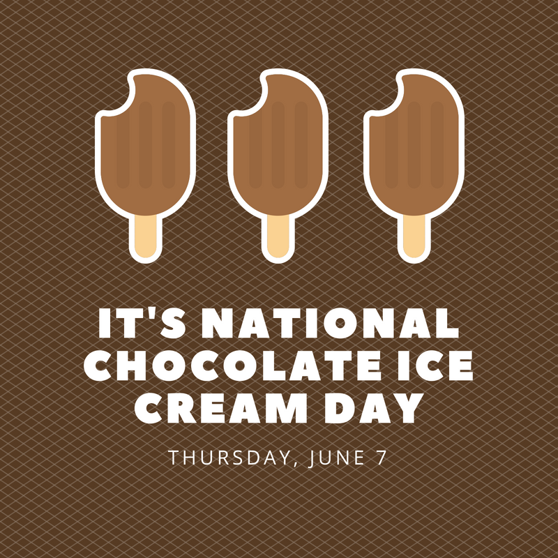 Chocolate Ice Cream Day is June 7!