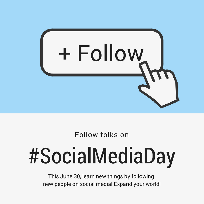 June 30 – Social Media Day!