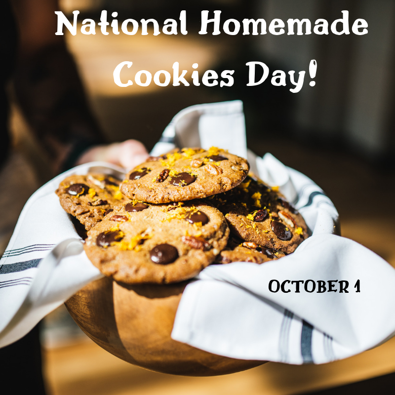 Homemade Cookies Day is October 1!