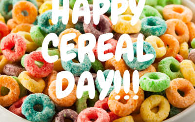 Cereal Day is March 7!