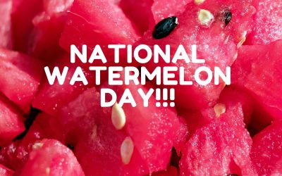 August 3 is National Watermelon Day!