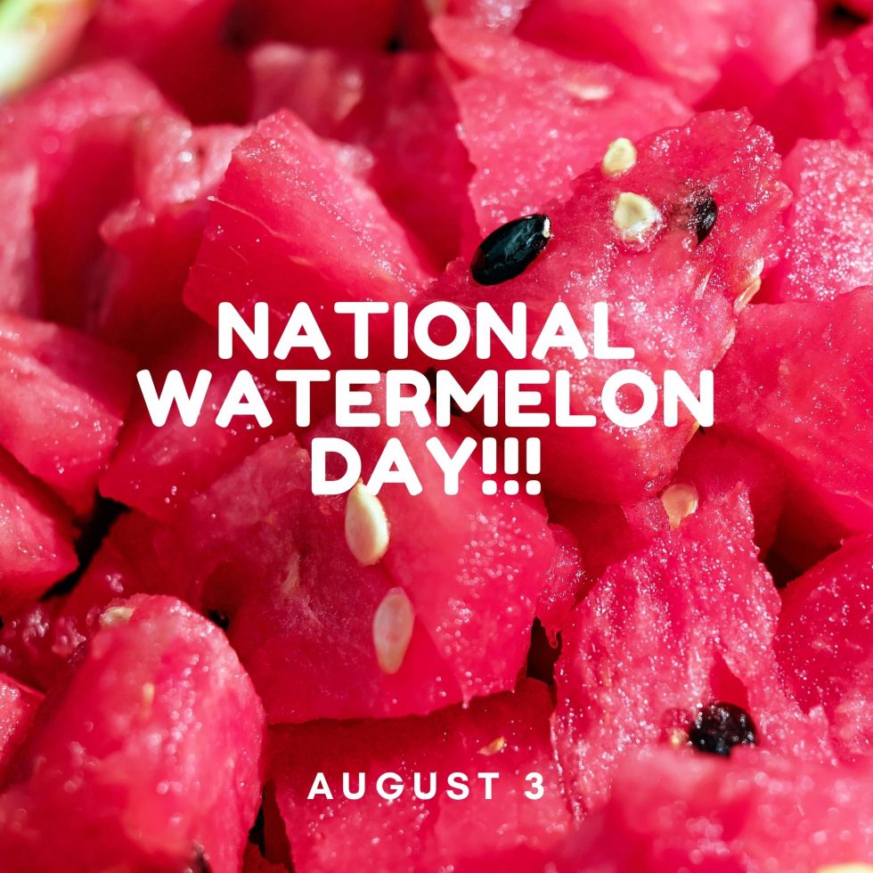 August 3 is National Watermelon Day! mydentistsinfo