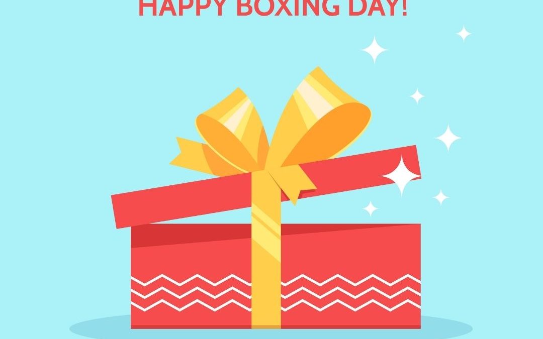 Boxing Day is December 26!