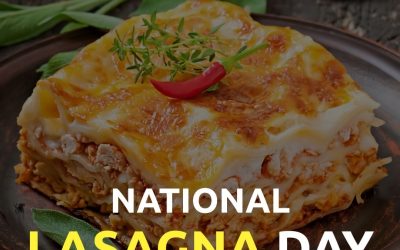 July 29 is National Lasagna Day!